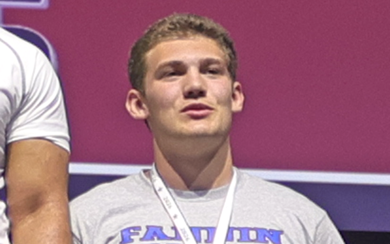 Fannin County High School 225-pound weightlifter Odin Rea Gutierrez finished fourth in the state championship.