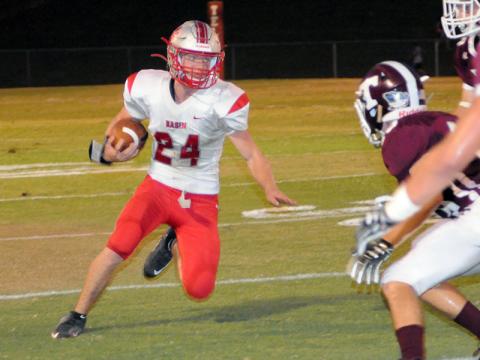 Cougar Chase Mickens (24) attempts to make a defender miss in recent action for the Copper Basin Cougars. 