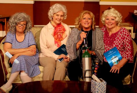 “The four old broads are eager to return to the stage!” Blue Ridge Community Theater Production Manager Joseph Nicolella said. The production, Four Old Broads, came to a halt amid the COVID-19 pandemic in late March. Broads shown, from left, are Toni Creed, Norma Bean, Swan McKnight and Sherry Triebert.