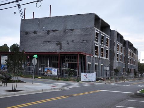 The Hotel/Motel Excise Tax is taken from lodging providers, like this future hotel along West First Street in Blue Ridge.