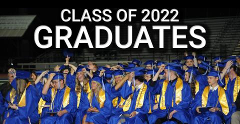 Graduation ceremonies ended with the traditional turning of the tassels by the Class of 2022.