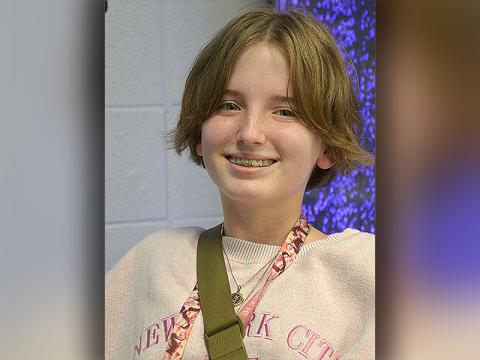 Olivia Collar won a Fannin County High School essay competition to advance to state Rotary judging.
