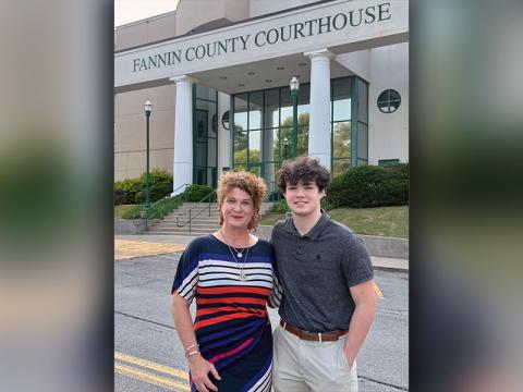 Nate Maloof chose his mother, Alison Sosebee, for his personality profile.