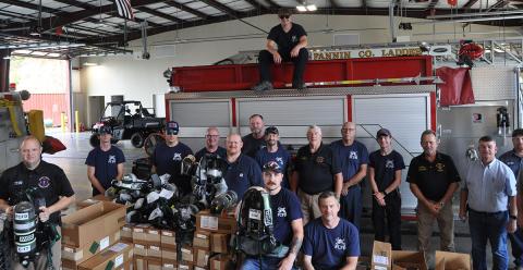 The Fannin County Fire Department has received the new updated air packs and accompanying equipment that are part of $1.7 million approved by the county Board of Commissioners. Funding comes through a USDA grant that does not require any matching funds and American Rescue Plan Act monies.