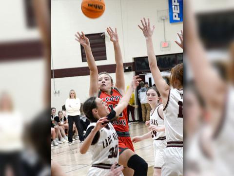 Kendra Deal scored seven points in Copper Basin’s victory over Whitwell.