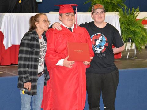 Pictures with family and friends are common at the conclusion of all graduation ceremonies and Friday night at Copper Basin High School was no exception.