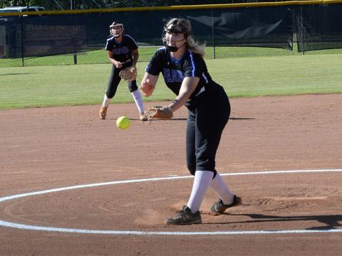 Natalie Herendon gave up no hits and no runs against Coosa over two innings.