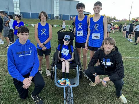 Competing in the JV Boys Division for Fannin County were, from left, Henry Schueneman, Joe DiBendetto, Brady Smith, Jaxson Bittner, Kaden Majors and Rylin Davis.
