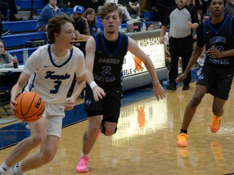Hudson Ethington led Fannin County with 24 points in the Lady Rebels win over Armuchee Saturday.