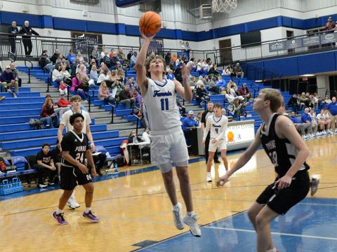Jack Sparks, shown in action earlier this season, put up six points against Chattooga. 