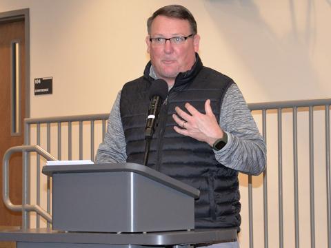 Fannin County Head Football Coach Chad Cheatham spoke with emotion when he talked about the Rebels at the Board of Education meeting last week.