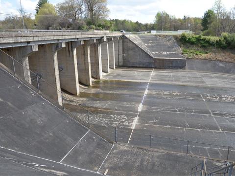 The same safety concerns for the spillway at Chatuge Dam exist for the spillway at Blue Ridge Dam, above. However, TVA’s safety study at Blue Ridge is not complete as it continues to evaluate the dam itself, which TVA says its construction “makes it vulnerable to a strong earthquake.”