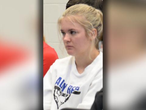 Watching what happens when someone suffers life-threatening injuries held the attention of Annaleigh Cheatham.