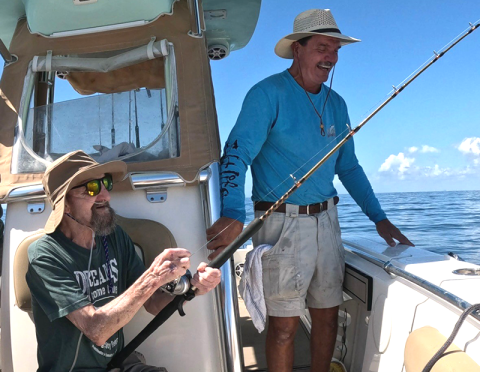 John David Ledford got to fulfill a lifelong dream of deep sea fishing in October in Panama City Beach, Florida.