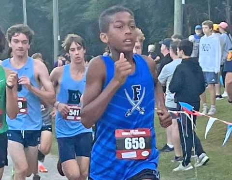 Jamari Dunn is making his mark in state cross country circles and has been named to the All-State All-Freshman Boys Team.