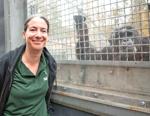 Dr. Jenny Jaffe will lead a question-and-answer session when Project Chimps hosts a Cheers for Chimps fundraiser January 20.