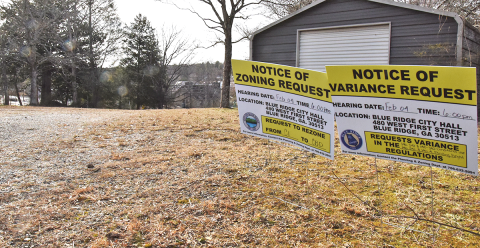 The Blue Ridge Planning Commission has approved rezoning this East Second Street property.