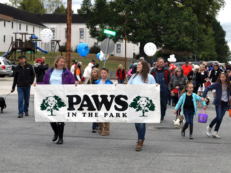 Pets and pet owners filled the streets in downtown Blue Ridge for Paws in the Park, Saturday, October 19. There was a costume contest for pets and different competitions throughout the day.