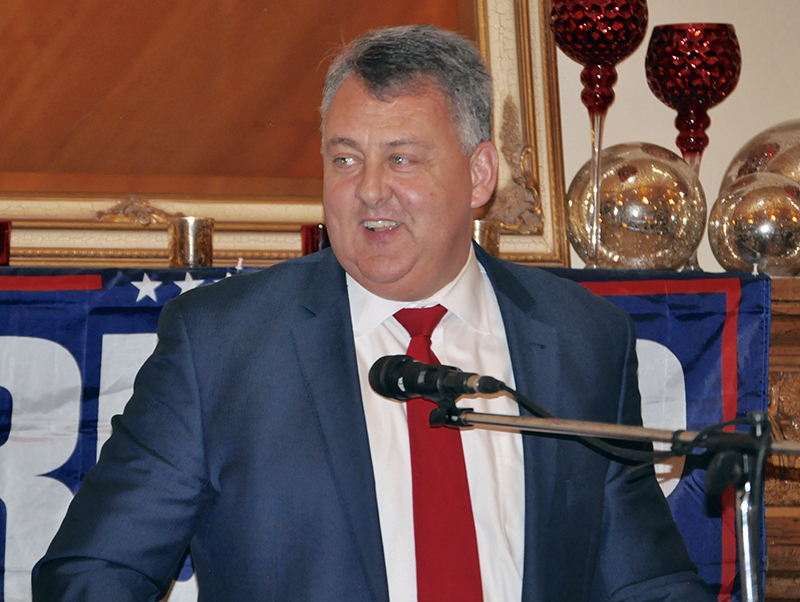 Georgia State Senator Steve Gooch spoke to Fannin County republicans about his love of Fannin County and the importance of this election year.