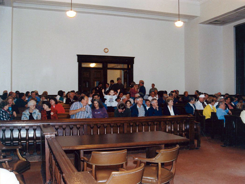In the 1990s townsfolk would gather in the old courthouse, which acted as one of the voting precincts, and wait for election results to be announced.
