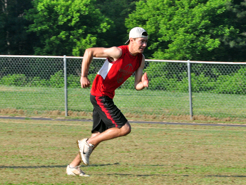 Copper Basin Cougar Dawson Worthy works on his route running during the Cougar’s football practice Thursday, June 4.