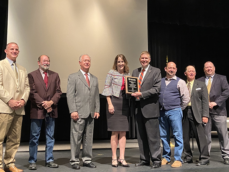 Fannin County School System Superintendent Dr. Michael Gwatney received the 2020 Johnnye V. Cox Award from the University of Georgia (UGA) Department of Lifelong Education, Administration and Policy for outstanding contributions to the field of instructional supervision through service and scholarship.
