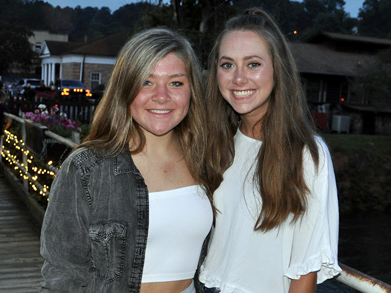 The City of McCaysville lit up the night sky with fireworks in celebration of the U.S.A.’s independence. Kaitlyn Goode, left, and Skyler Cochran were there to let freedom ring.