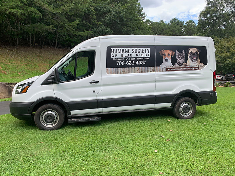 The Humane Society of Blue Ridge has a new van thanks to a $47,000 grant from DJ&T Foundation. The vehicle will be used to transport animals to other locations across the country, which they’ve been unable to do for several years.