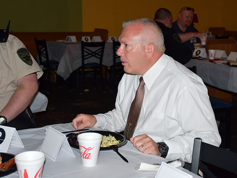 Fannin County Sheriff’s Office Chief Deputy, Major Keith L. Bosen, joined other first responders from across the Fannin County community for a First Responders Breakfast hosted by The Ridge Community Church Men’s Ministry Friday, October 16.