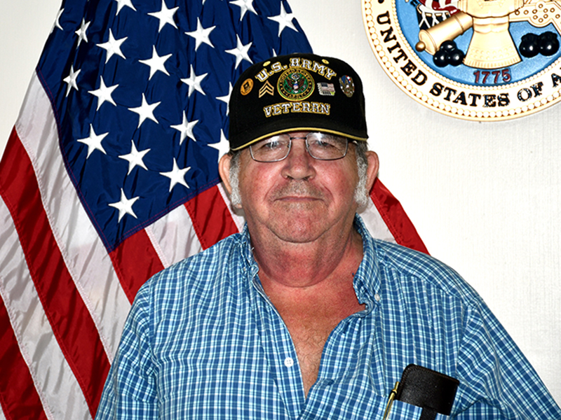 Fannin County native Charles Spivey served his country in the United States Army during the Vietnam War. He is now a member of the local chapters of the Disabled American Veterans (DAV) and the Veterans of Foreign Wars (VFW).
