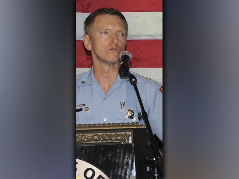 Colonel Chris Wright, commander of the Georgia State Patrol, was one of the guest speakers at the Governor’s Office of Highway Safety Quad Network Banquet in McCaysville.