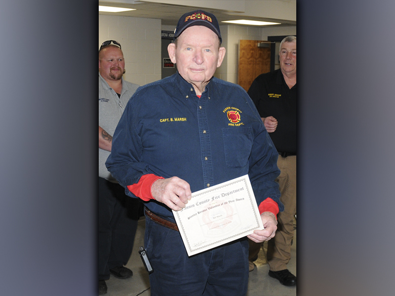 Bill Marsh received the Stanley Henson Volunteer of the Year award.