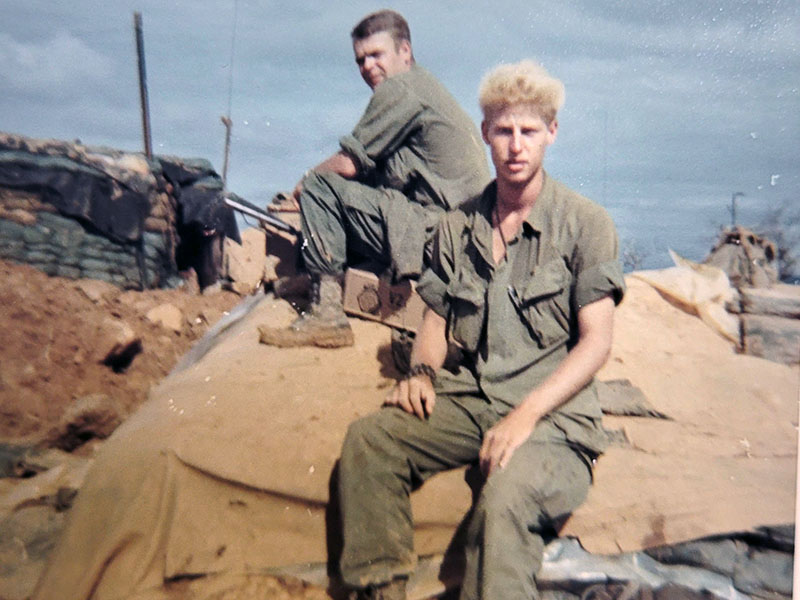 U.S. Army veteran Floyd Ballance is shown during his time overseas as an infantryman of the Vietnam War.