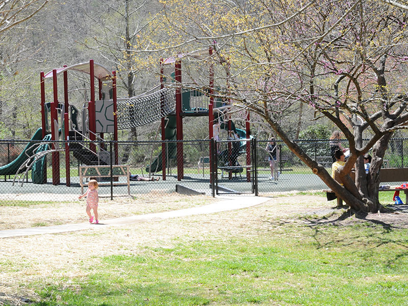 New ADA approved playground equipment, fencing and a sidewalk were improvements added to Ron Henry Horseshoe Bend Park thanks to Tourism Product Development money, which is paid by visitors to Fannin County.