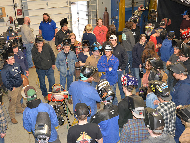 When Western Welding Academy visited Fannin County High School (FCHS) last week, welding instructor Terry Flowers invited schools from other counties to attend. FCHS was the only Georgia school visited by the academy.