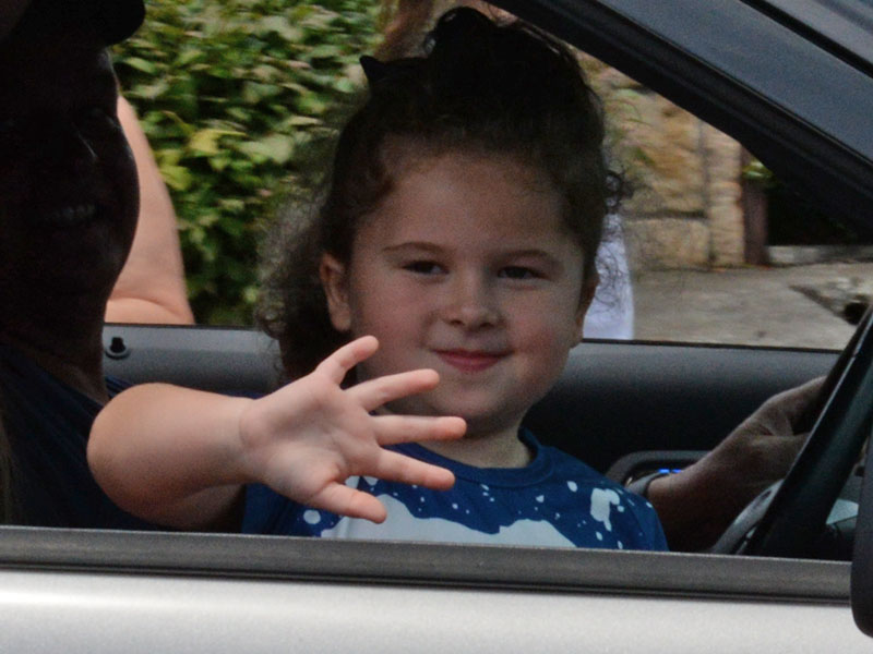 This young lady waved and smiled as she rode in the Independence Day parade in McCaysville.