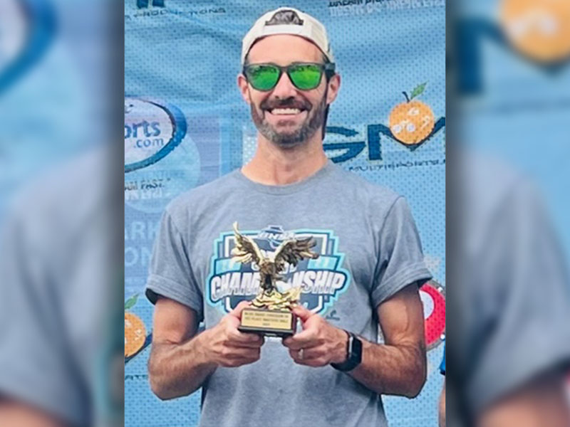 Dr. Lucas Roof crossed the Freedom 5K finish line fifth and was the Overall Male Masters winner with a time of 18:10 in the 5K event. 