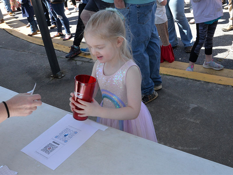 There were winners of all ages when door prizes were given away during Ride the Ridge Saturday in Fannin County.