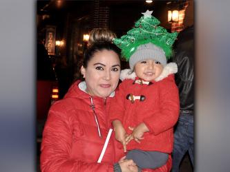 Abbi and Dalary Rosas couldn’t wait to see Light Up McCaysville’s tree lighting event Friday, November 27.