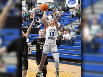 Becca Ledford scored 14 points against Washington County to lead the Lady Rebels into the Elite Eight Round of the GHSA AA Girls State Basketball Championship.