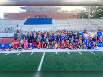 The Fannin County High School football team and coaching hosted the annual Youth Football Camp for kids in kindergarten through eighth grade this past week at the High School Stadium. Camp organizers said about 100 athletes took part.